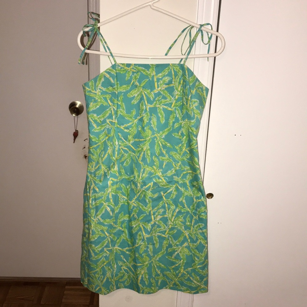 Lily Pulitzer bamboo bow tie dress.